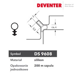 USZCZELKA DEVENTER DS 9609 BIAŁA