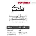 USZCZELKA DEVENTER S 7322 CZARNA 20