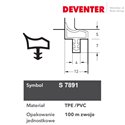 USZCZELKA DEVENTER S 7891 SZARA ANTRACYT