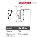 USZCZELKA DEVENTER SV 103B SZARY