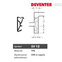 USZCZELKA DEVENTER SV 12 BEZBARWNA