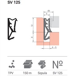 USZCZELKA DEVENTER SV 125 BIAŁY