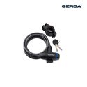GERDA FLEX 1200/10S ZAPIĘCIE ROWEROWE LINKA, KORPUS OKRĄGŁY Z UCHWYTEM, CZARNY GERDA FLEX 1200/10S ZAPIĘCIE ROWEROWE LINKA, KORPUS OKRĄGŁY Z UCHWYTEM, CZARNY