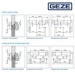 SAMOZAMYKACZ GEZE TS 3000 V BEZ SZYNY CZARNY 119583 SAMOZAMYKACZ GEZE TS 3000 V BEZ SZYNY CZARNY 119583