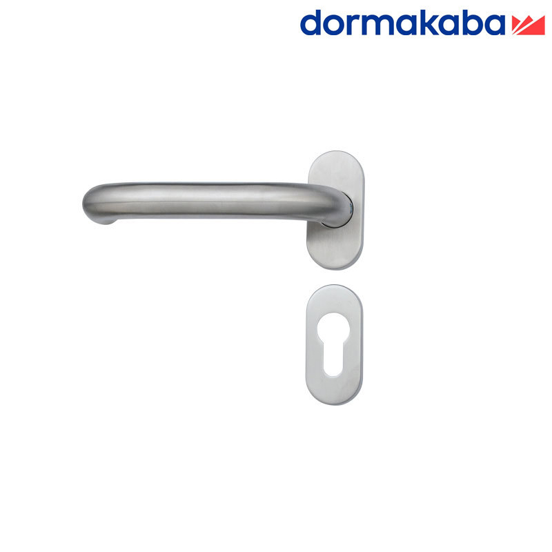 KLAMKA DORMAKABA 1/2 PURE 8100 PZ R 6621/6679 OWAL, U-FORM, 8MM