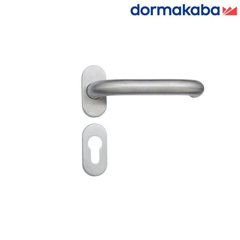 KLAMKA DORMAKABA 1/2 PURE 8100 PZ L 6621/6679 OWAL, U-FORM, 8MM