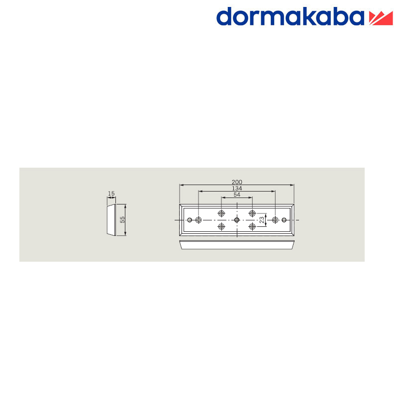 ELEMENT MONTAŻOWY DORMAKABA AMF 600 MOCOWANIE JARZMA