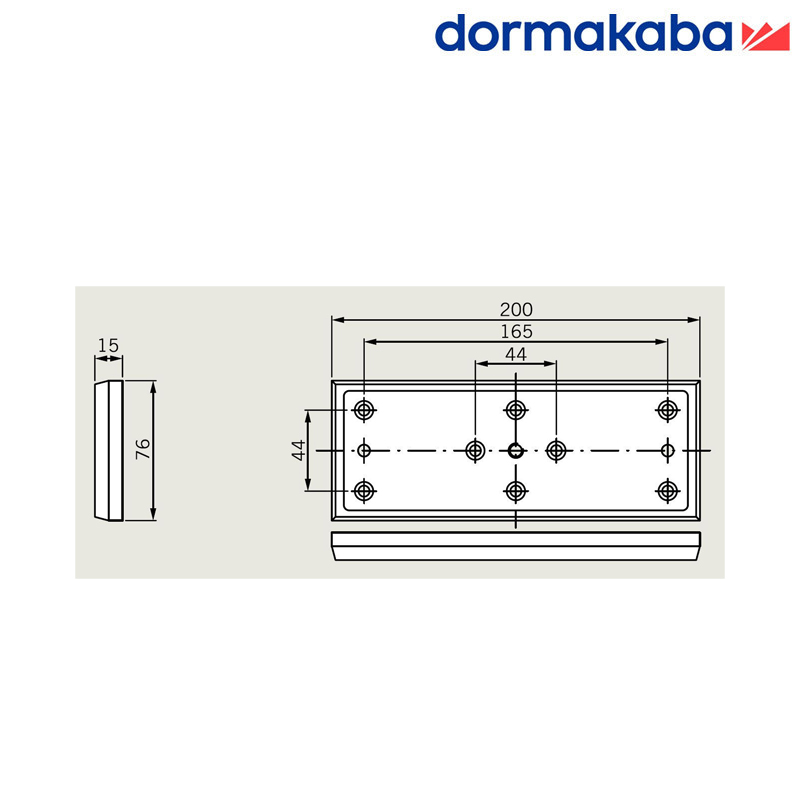 ELEMENT MONTAŻOWY DORMAKABA AMF 1200 MOCOWANIE JARZMA