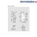 ELEKTROZACZEP DORMAKABA 447 FIRE 6-12V AC/DC