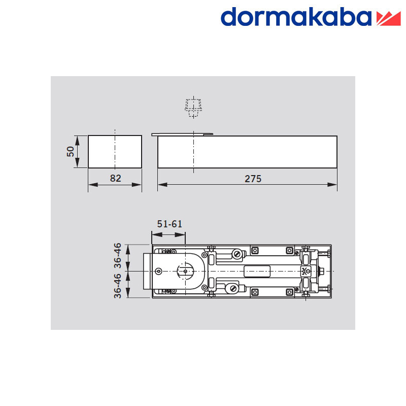 SAMOZAMYKACZ DORMAKABA BTS 75V EN 1-4 BEZ OSI, Z BLOKADĄ 105° SAMOZAMYKACZ DORMAKABA BTS 75V EN 1-4 BEZ OSI, Z BLOKADĄ 105°