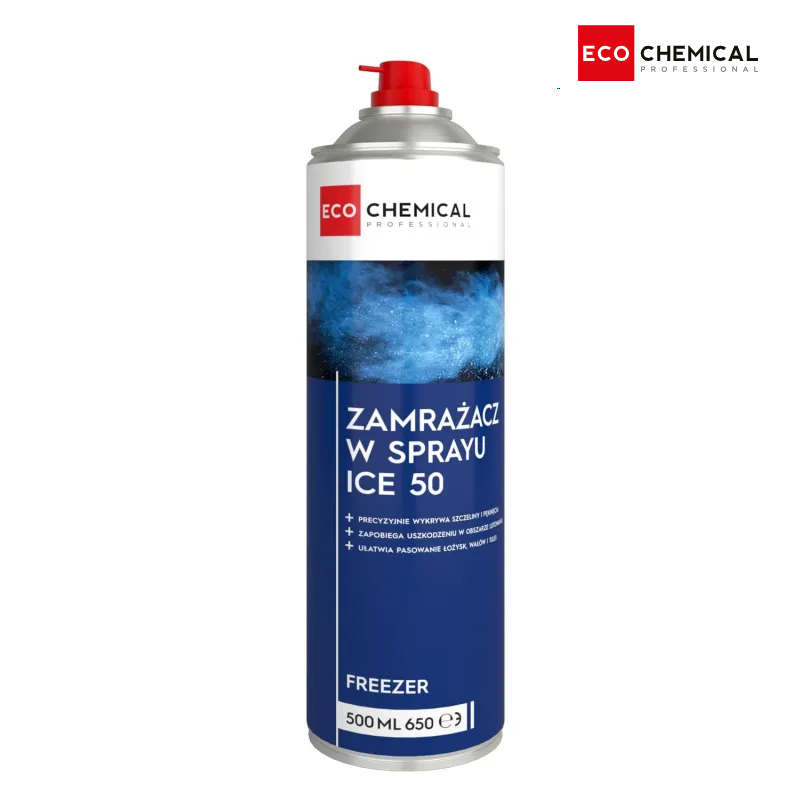 ICE 50 FREEZER ZAMRAŻACZ W SPRAYU DO METALU I INNYCH POWIERZCHNI 500 ML ECO CHEMICAL