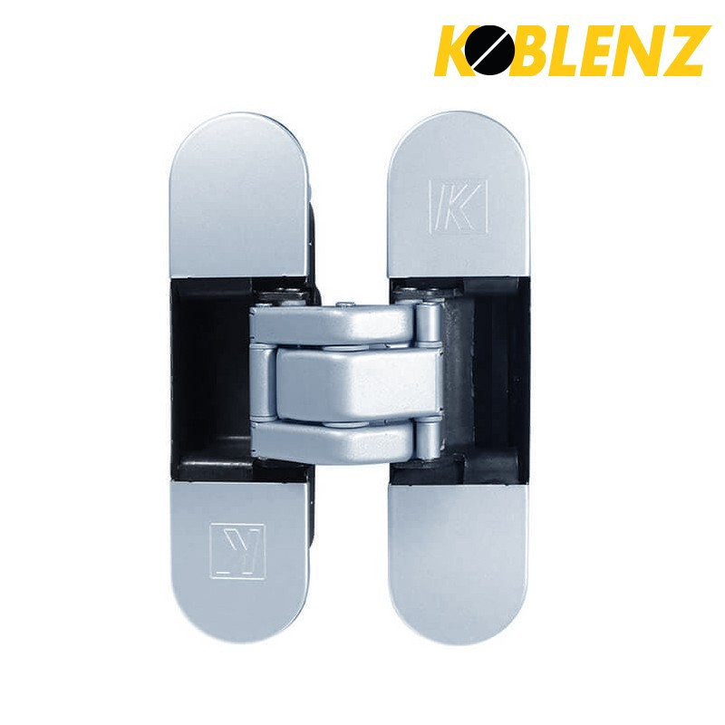 Zawias K8000 ATOMIKA chrom satyna z nasadkami Zawias K8000 ATOMIKA chrom satyna z nasadkami