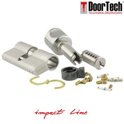 WKŁADKA Z GAŁKĄ DOORTECH IMPACT LINE G26/36 MOSIĄDZ SATYNA WKŁADKA Z GAŁKĄ DOORTECH IMPACT LINE G26/36 MOSIĄDZ SATYNA