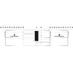 WKŁADKA Z GAŁKĄ DOORTECH IMPACT LINE G26/36 MOSIĄDZ SATYNA WKŁADKA Z GAŁKĄ DOORTECH IMPACT LINE G26/36 MOSIĄDZ SATYNA