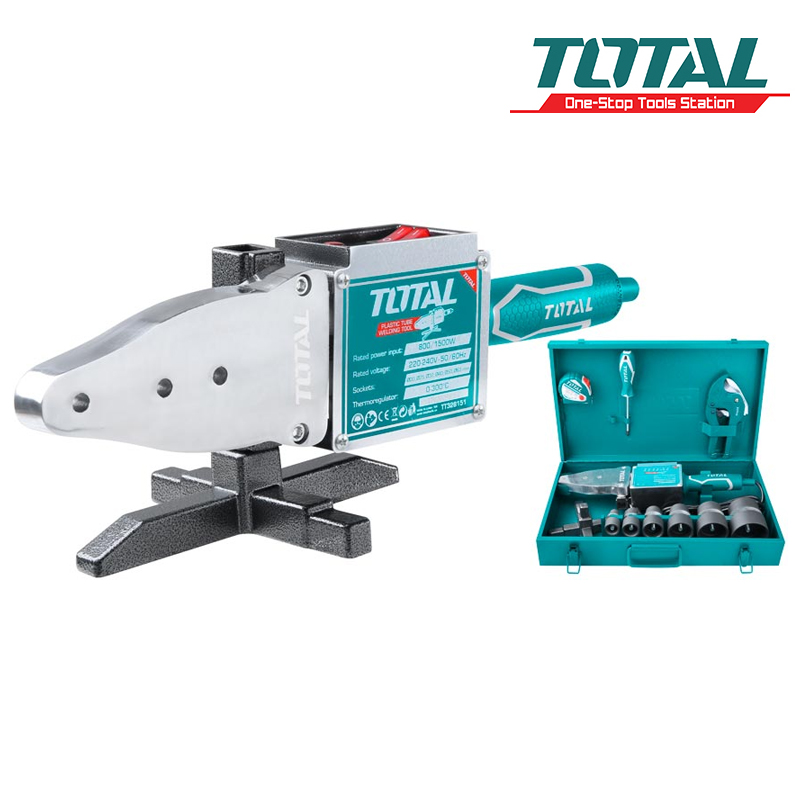 TOTAL ZGRZEWARKA DO RUR PVC 1500W TT328151