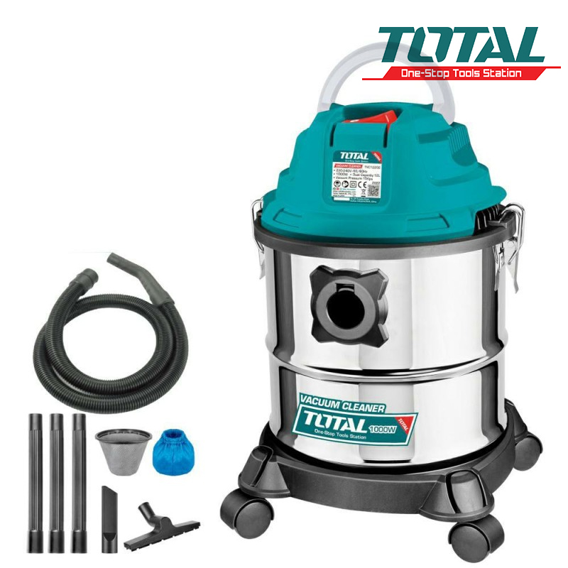 TOTAL ODKURZACZ WARSZTATOWY 12L 1000W MOD. TVC12202 TOTAL