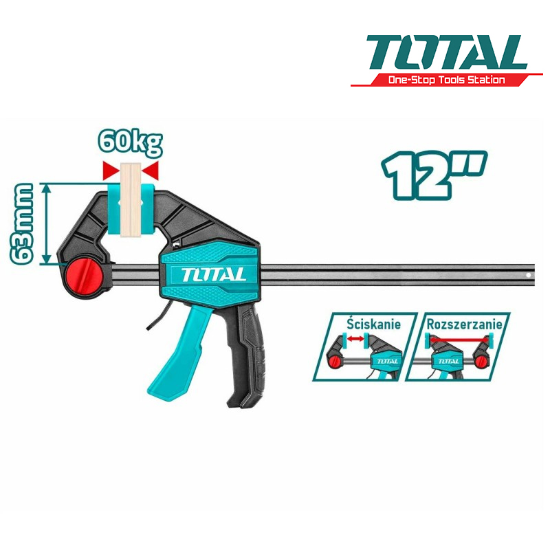 TOTAL ŚCISK AUTOMATYCZNY 300 PLAST. THT1340602