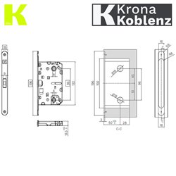 ZAMEK MAGNETYCZNY SPINOFF BASIC 96WC KWADRAT 6mm E50mm LAKIEROWANY NA CZARNO ZAMEK MAGNETYCZNY SPINOFF BASIC 96WC KWADRAT 6mm E50mm LAKIEROWANY NA CZARNO