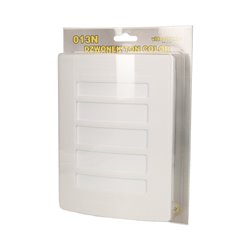 DZWONEK GONG TON COLOR 230V BIAŁY ORNO DZWONEK GONG TON COLOR 230V BIAŁY ORNO