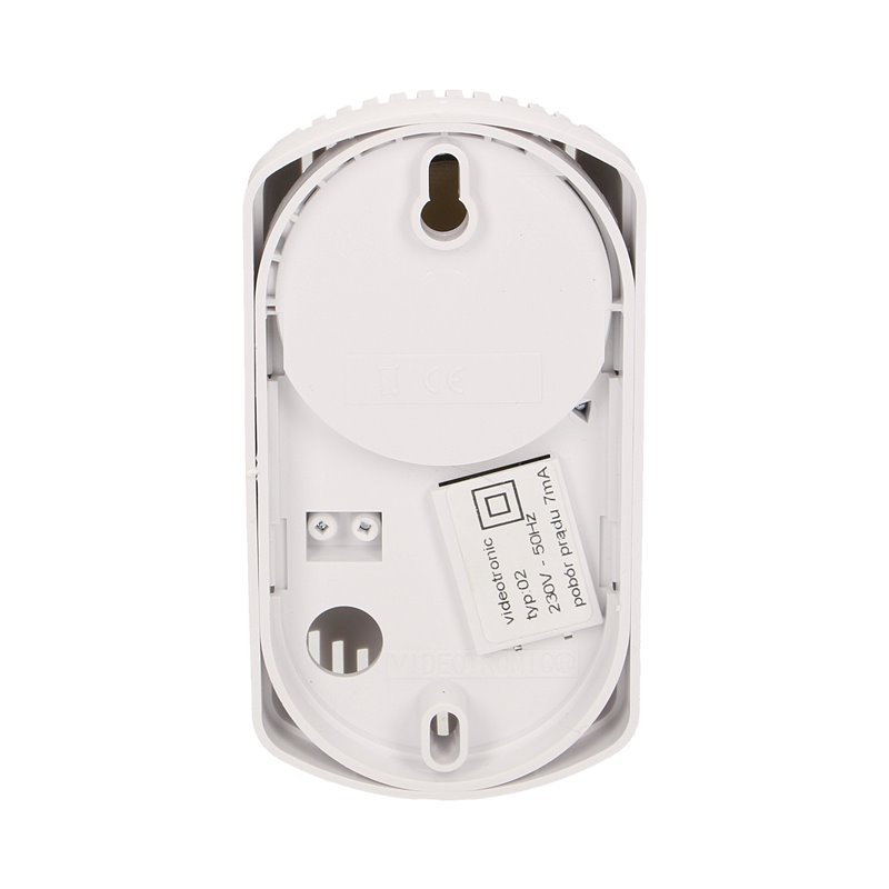 DZWONEK ELEKTRONICZNY 230V BIAŁY ORNO DZWONEK ELEKTRONICZNY 230V BIAŁY ORNO