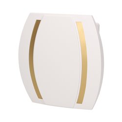 DZWONEK KAMELEON GONG 8V, BIAŁO-ZŁOTY ORNO DZWONEK KAMELEON GONG 8V, BIAŁO-ZŁOTY ORNO