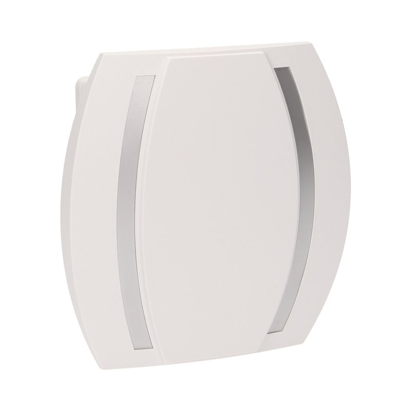 DZWONEK KAMELEON GONG 230V, BIAŁO-SREBRNY ORNO DZWONEK KAMELEON GONG 230V, BIAŁO-SREBRNY ORNO