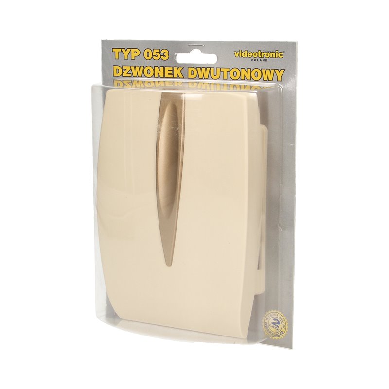 DZWONEK GONG DWUTONOWY 230V BEŻOWY ORNO DZWONEK GONG DWUTONOWY 230V BEŻOWY ORNO