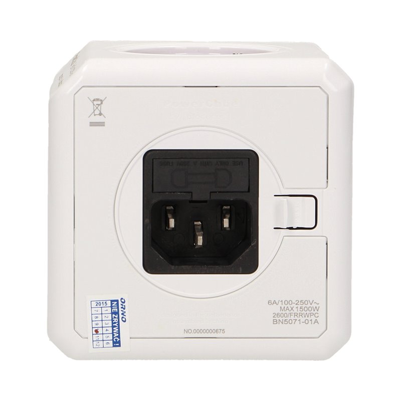 ROZGAŁĘŹNIK POWER CUBE REWIRABLE + 4 WTYCZKI PODRÓŻNE ORNO ROZGAŁĘŹNIK POWER CUBE REWIRABLE + 4 WTYCZKI PODRÓŻNE ORNO
