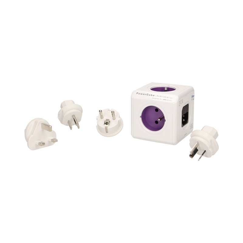 ROZGAŁĘŹNIK POWER CUBE REWIRABLE USB + 4 WTYCZKI PODRÓŻNE ORNO ROZGAŁĘŹNIK POWER CUBE REWIRABLE USB + 4 WTYCZKI PODRÓŻNE ORNO
