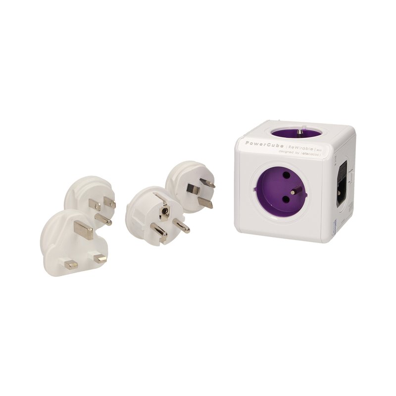 ROZGAŁĘŹNIK POWER CUBE REWIRABLE USB + 4 WTYCZKI PODRÓŻNE ORNO ROZGAŁĘŹNIK POWER CUBE REWIRABLE USB + 4 WTYCZKI PODRÓŻNE ORNO