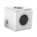 ROZGAŁĘŹNIK POWER CUBE REWIRABLE USB + 4 WTYCZKI PODRÓŻNE, KOLOR SZARY ORNO ROZGAŁĘŹNIK POWER CUBE REWIRABLE USB + 4 WTYCZKI PODRÓŻNE, KOLOR SZARY ORNO