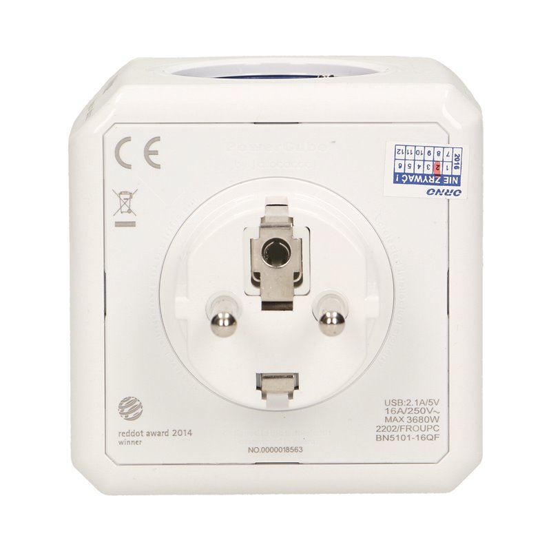 ROZGAŁĘŹNIK POWERCUBE USB ORNO ROZGAŁĘŹNIK POWERCUBE USB ORNO