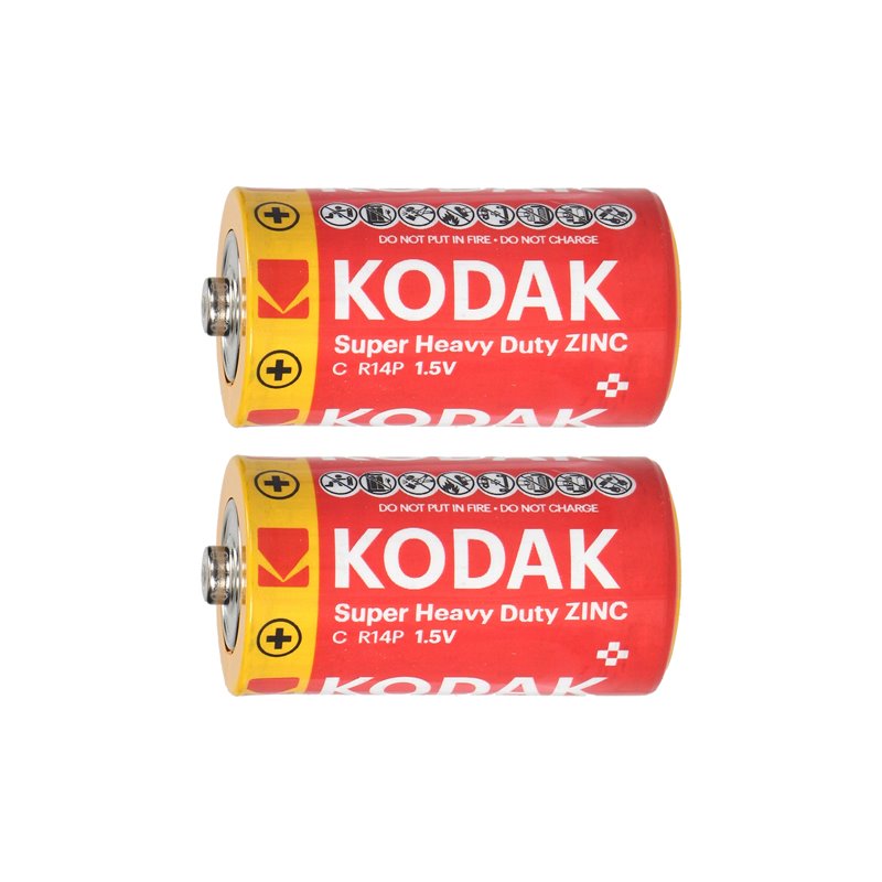 BATERIE KODAK ZINC SUPER HEAVY DUTY C LR14, 2SZT. FOLIA ORNO BATERIE KODAK ZINC SUPER HEAVY DUTY C LR14, 2SZT. FOLIA ORNO