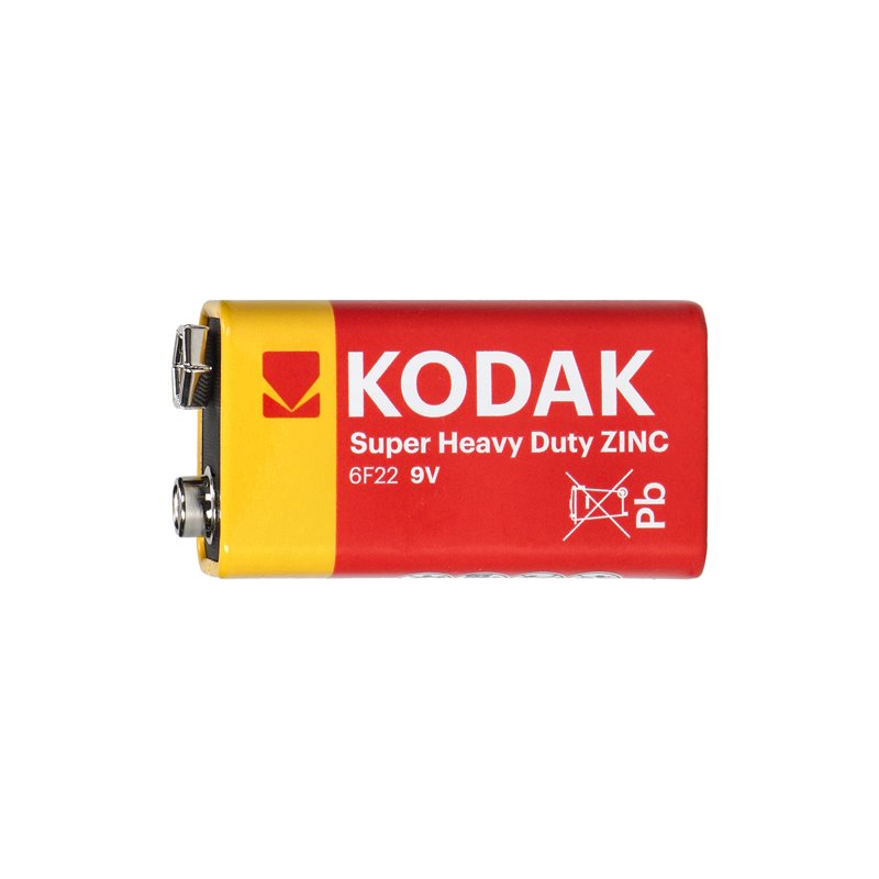 BATERIE KODAX ZINC SUPER HEAVY DUTY 9V R9, 1 SZT. FOLIA ORNO BATERIE KODAX ZINC SUPER HEAVY DUTY 9V R9, 1 SZT. FOLIA ORNO