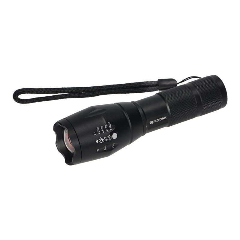 LATARKA KODAK LED ULTRA, 290LM, IP64, 3 X AAA, ZOOM, CZARNA ORNO LATARKA KODAK LED ULTRA, 290LM, IP64, 3 X AAA, ZOOM, CZARNA ORNO