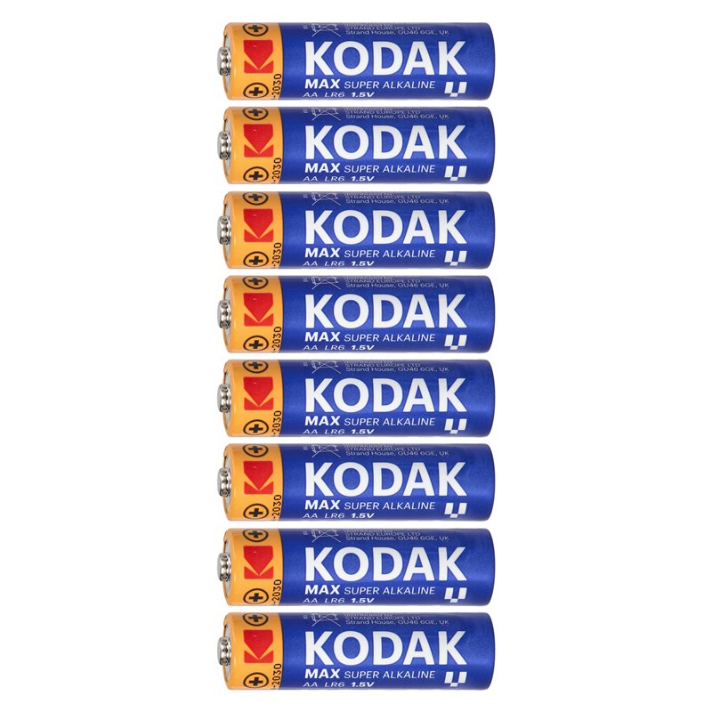 BATERIE KODAK MAX ALKALINE AA LR6, 4+4 SZT. ORNO BATERIE KODAK MAX ALKALINE AA LR6, 4+4 SZT. ORNO