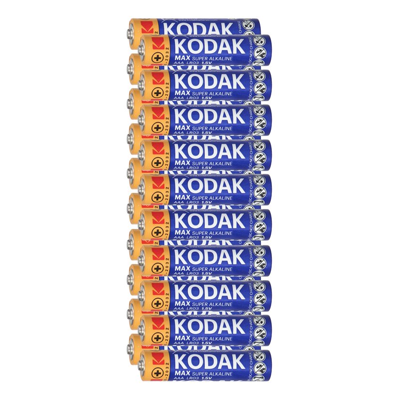 BATERIE KODAK MAX ALKALINE AAA LR03, 10 SZT. FOLIA ORNO BATERIE KODAK MAX ALKALINE AAA LR03, 10 SZT. FOLIA ORNO