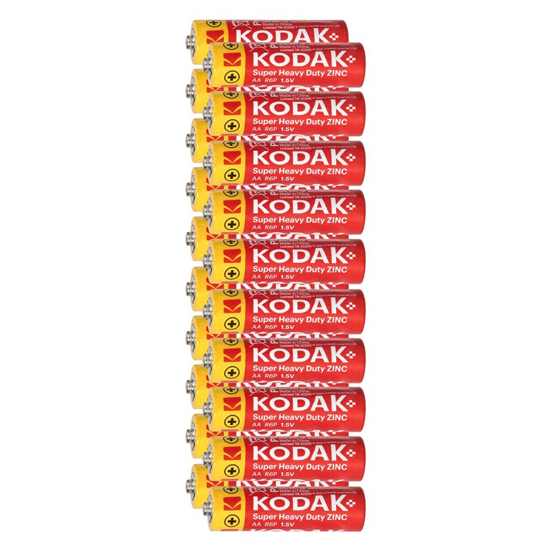 BATERIE KODAK ZINC SUPER HEAVY DUTY AA LR6, 20 SZT. FOLIA ORNO BATERIE KODAK ZINC SUPER HEAVY DUTY AA LR6, 20 SZT. FOLIA ORNO
