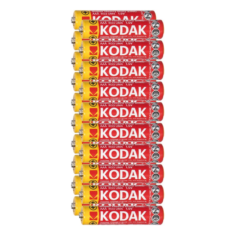 BATERIE KODAK ZINC SUPER HEAVY DUTY AAA LR03, 20 SZT. FOLIA ORNO BATERIE KODAK ZINC SUPER HEAVY DUTY AAA LR03, 20 SZT. FOLIA ORNO