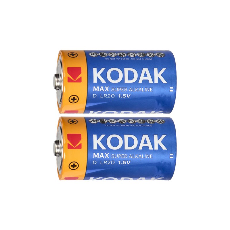 BATERIE KODAK MAX ALKALINE KD-2 LR20, 2 SZT. ORNO BATERIE KODAK MAX ALKALINE KD-2 LR20, 2 SZT. ORNO