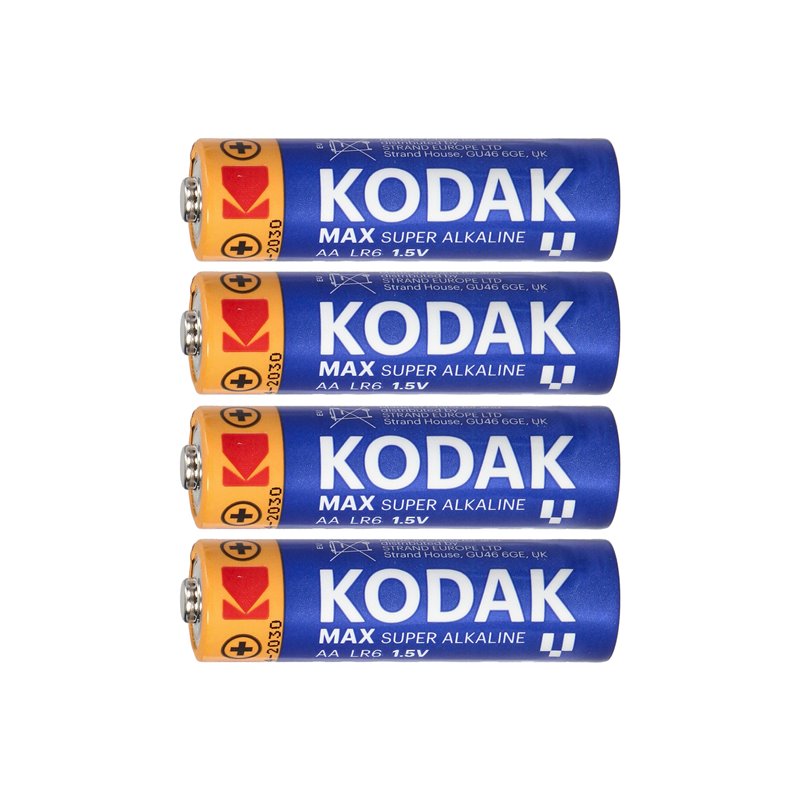 BATERIE KODAK MAX ALKALINE AA LR6, 4 SZT. ORNO BATERIE KODAK MAX ALKALINE AA LR6, 4 SZT. ORNO
