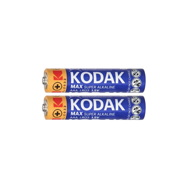 BATERIE KODAK MAX ALKALINE AAA LR03, 2 SZT. ORNO BATERIE KODAK MAX ALKALINE AAA LR03, 2 SZT. ORNO