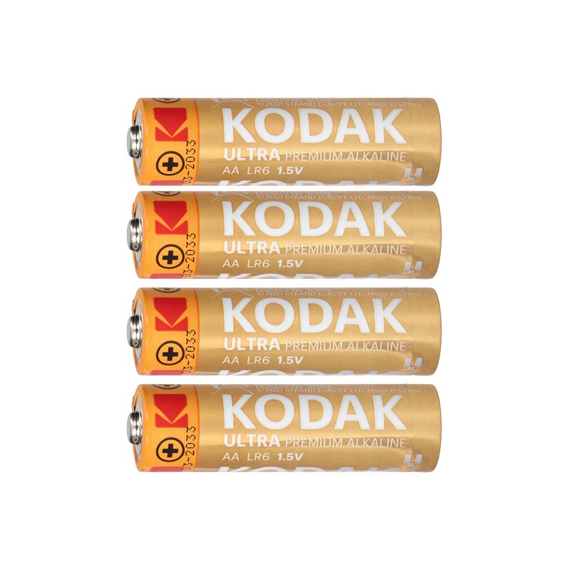 BATERIE KODAK ULTRA PREMIUM ALKALINE AA LR6, 4 SZT. ORNO BATERIE KODAK ULTRA PREMIUM ALKALINE AA LR6, 4 SZT. ORNO