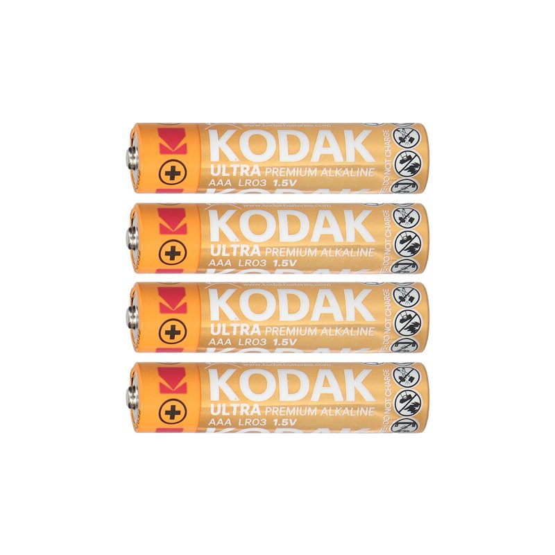 BATERIE KODAK ULTRA PREMIUM ALKALINE AAA LR03, 4 SZT. ORNO BATERIE KODAK ULTRA PREMIUM ALKALINE AAA LR03, 4 SZT. ORNO