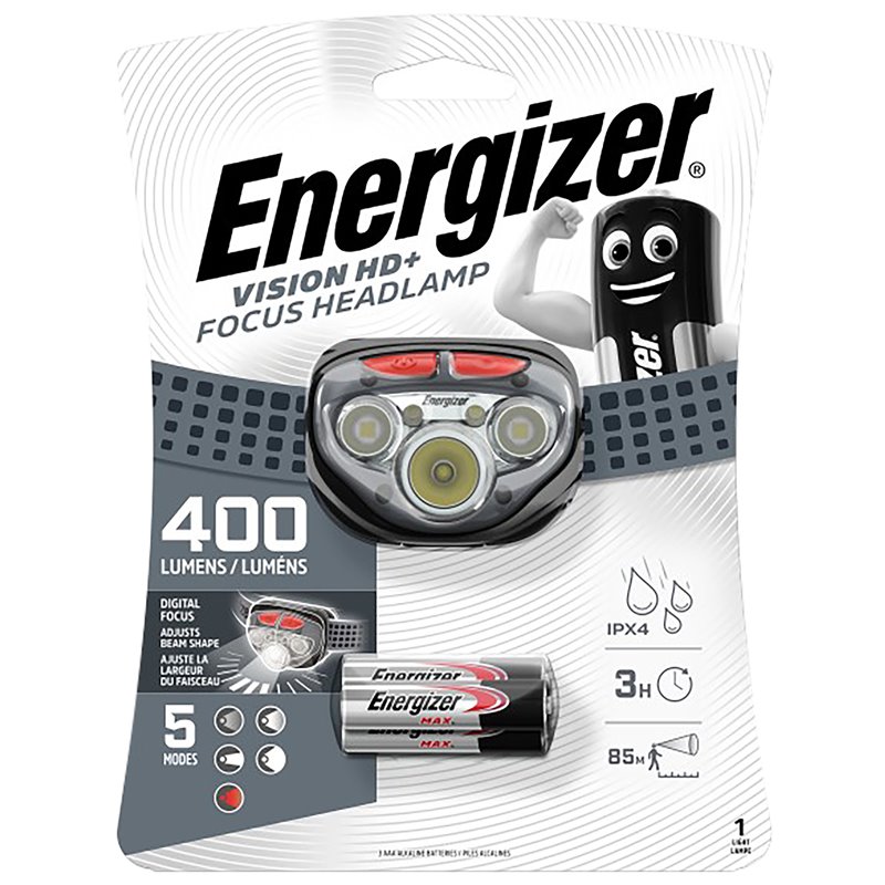 LATARKA CZOŁOWA ENERGIZER VISION HD PLUS FOCUS, 400 LM, 3XAAA ORNO LATARKA CZOŁOWA ENERGIZER VISION HD PLUS FOCUS, 400 LM, 3XAAA ORNO