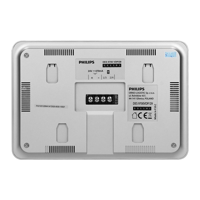 ZESTAW WIDEO DOMOFONOWY PHILIPS WELCOMEEYE TOUCH, MONITOR 7" Z PANELEM DOTYKOWYM I PAMIĘCIĄ ORNO ZESTAW WIDEO DOMOFONOWY PHILIPS WELCOMEEYE TOUCH, MONITOR 7" Z PANELEM DOTYKOWYM I PAMIĘCIĄ ORNO