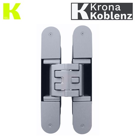 Zawias KUBICA 5080 chrom satyna z nasadkami Zawias KUBICA 5080 chrom satyna z nasadkami
