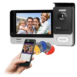 PHILIPS WELCOMEEYE CONNECT 2, ZESTAW WIDEODOMOFONOWY, BEZSŁUCHAWKOWY, KOLOR, LCD 7", DOTYKOWY, MENU OSD, WI-FI + APP NA TELEFON, PHILIPS WELCOMEEYE CONNECT 2, ZESTAW WIDEODOMOFONOWY, BEZSŁUCHAWKOWY, KOLOR, LCD 7", DOTYKOWY, MENU OSD, WI-FI + APP NA TELEFON,