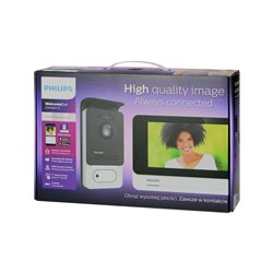 PHILIPS WELCOMEEYE CONNECT 2, ZESTAW WIDEODOMOFONOWY, BEZSŁUCHAWKOWY, KOLOR, LCD 7", DOTYKOWY, MENU OSD, WI-FI + APP NA TELEFON, PHILIPS WELCOMEEYE CONNECT 2, ZESTAW WIDEODOMOFONOWY, BEZSŁUCHAWKOWY, KOLOR, LCD 7", DOTYKOWY, MENU OSD, WI-FI + APP NA TELEFON,