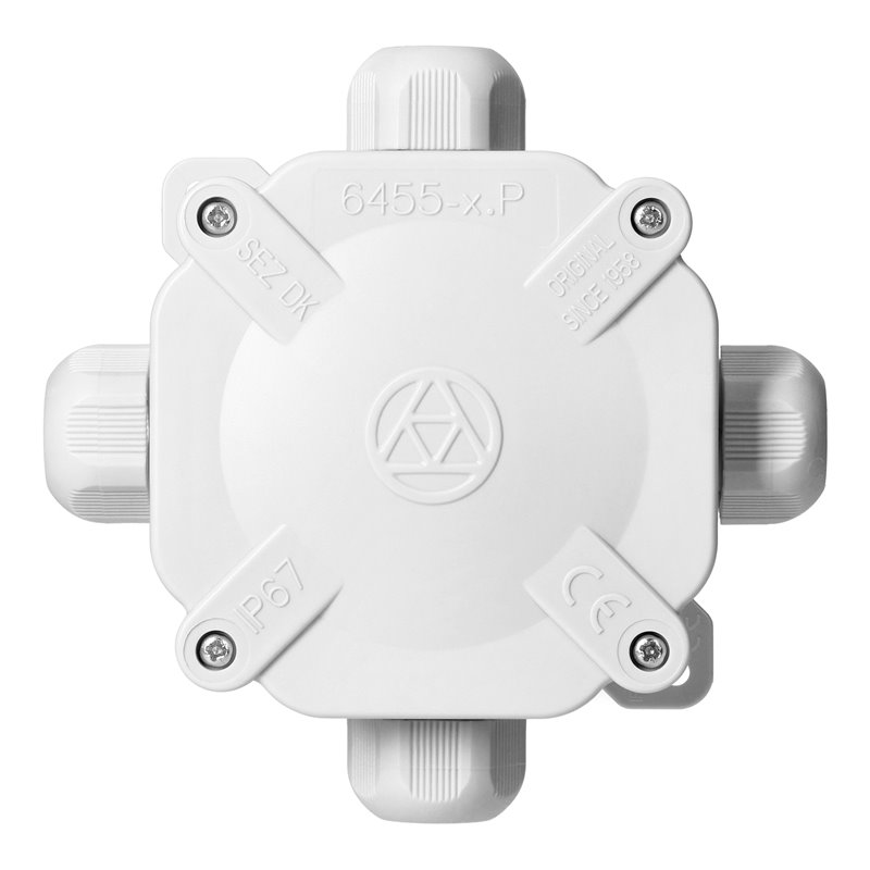 PUSZKA HERMETYCZNA IP67, 4 DŁAWNICE, 122 X 122MM, SZARA ORNO PUSZKA HERMETYCZNA IP67, 4 DŁAWNICE, 122 X 122MM, SZARA ORNO